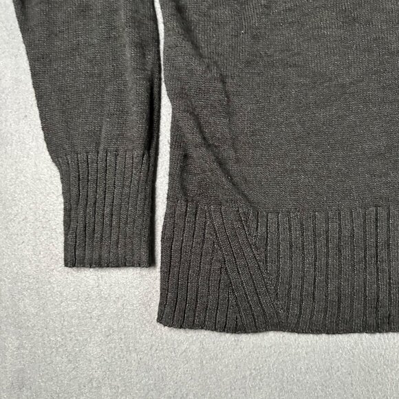 Banana Republic Womens S Black Sweater Crew Neck Ribbed Hem Cuffs Pullover - Picture 5 of 7